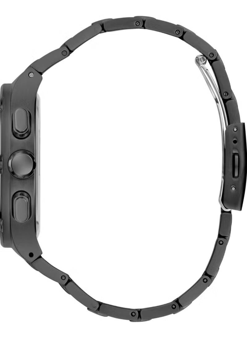 GUESS Headline Black Dial Square Case Multi-Function Men Watch - GW0572G3 - Image 4